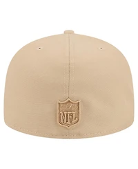 New Era Men's Light Beige Buffalo Bills Color Pack A-Frame 59FIFTY Fitted Hat