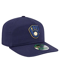 New Era Men's Navy Milwaukee Brewers Team 19TWENTY Adjustable Hat