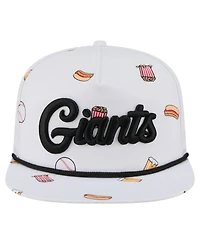 New Era Men's White San Francisco Giants Team Cheer Rope 19TWENTY Adjustable Hat