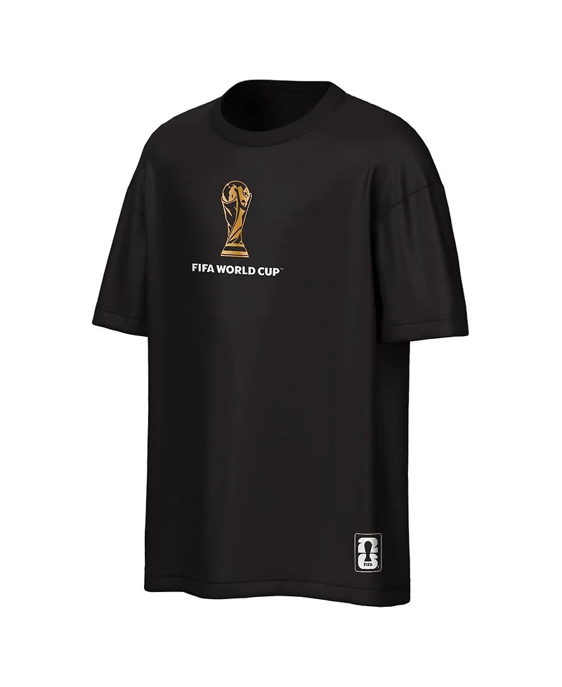 Outerstuff Men's Black 2026 Fifa World Cup Trophy Oversized T-Shirt