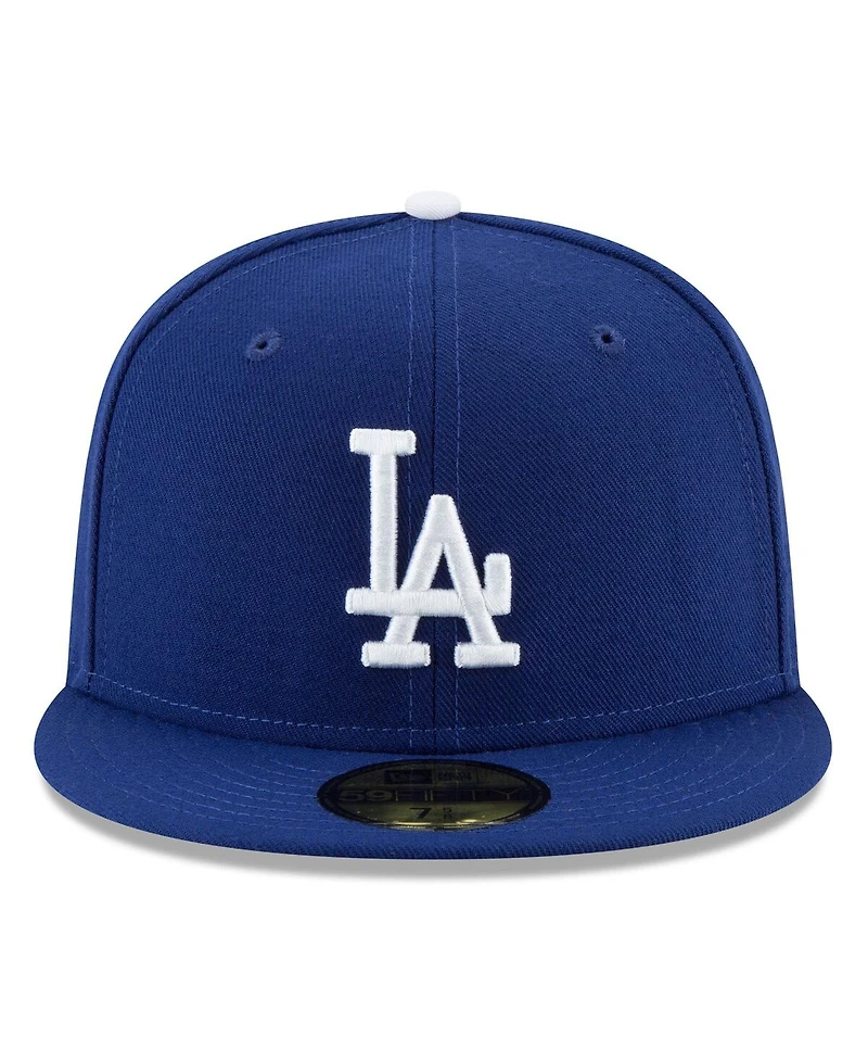 New Era Men's Royal Los Angeles Dodgers 2025 Mlb Postseason Side Patch 59FIFTY Fitted Hat