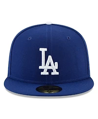 New Era Men's Royal Los Angeles Dodgers 2025 Mlb Postseason Side Patch 59FIFTY Fitted Hat