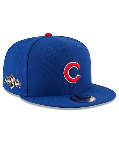 New Era Men's Royal Chicago Cubs 2025 Mlb Postseason Side Patch 9FIFTY Snapback Hat