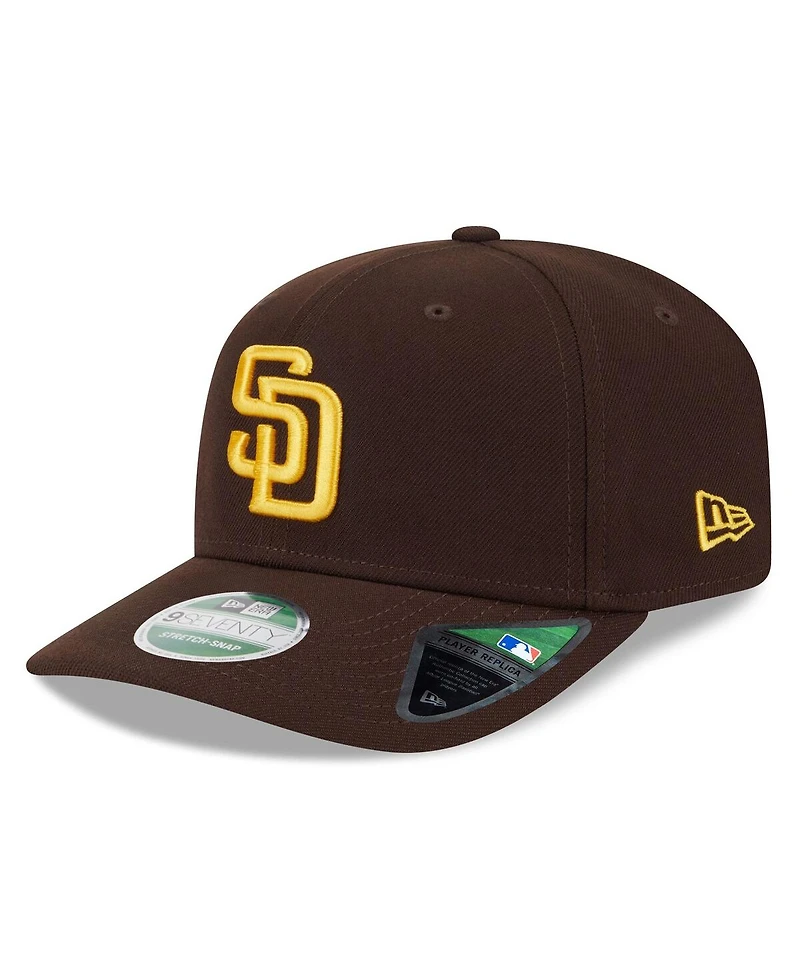 New Era Men's Brown San Diego Padres 2025 Mlb Postseason Side Patch 9SEVENTY Adjustable Hat