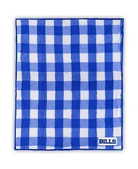 Logo Brands Buffalo Bills 50'' x 60'' Buffalo Check Frosty Fleece Blanket
