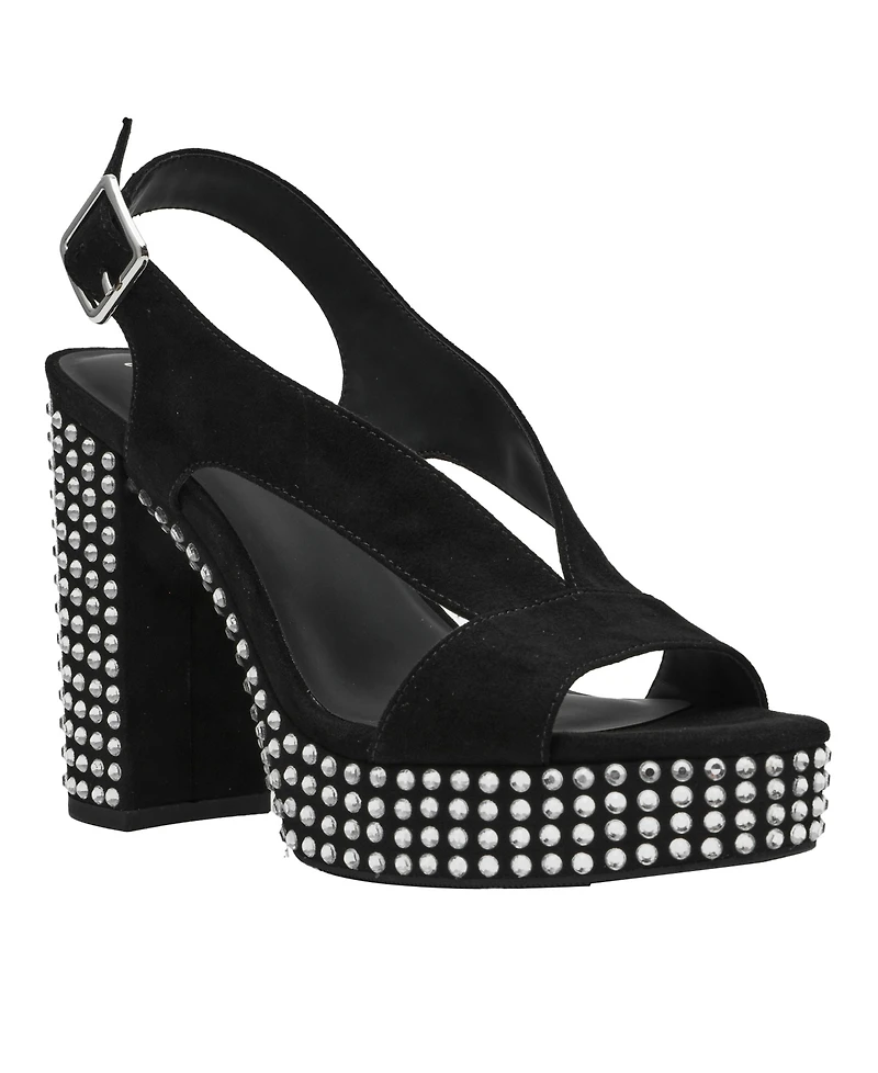 Wild Pair Women's Hayylo Round Toe Block Heel Sandals, Macy's Exclusive