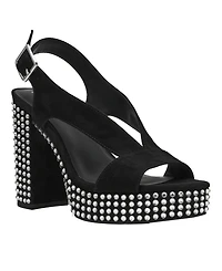 Wild Pair Women's Hayylo Round Toe Block Heel Sandals, Macy's Exclusive