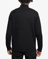 Xray Men's Full Zip Mock Neck Sweater