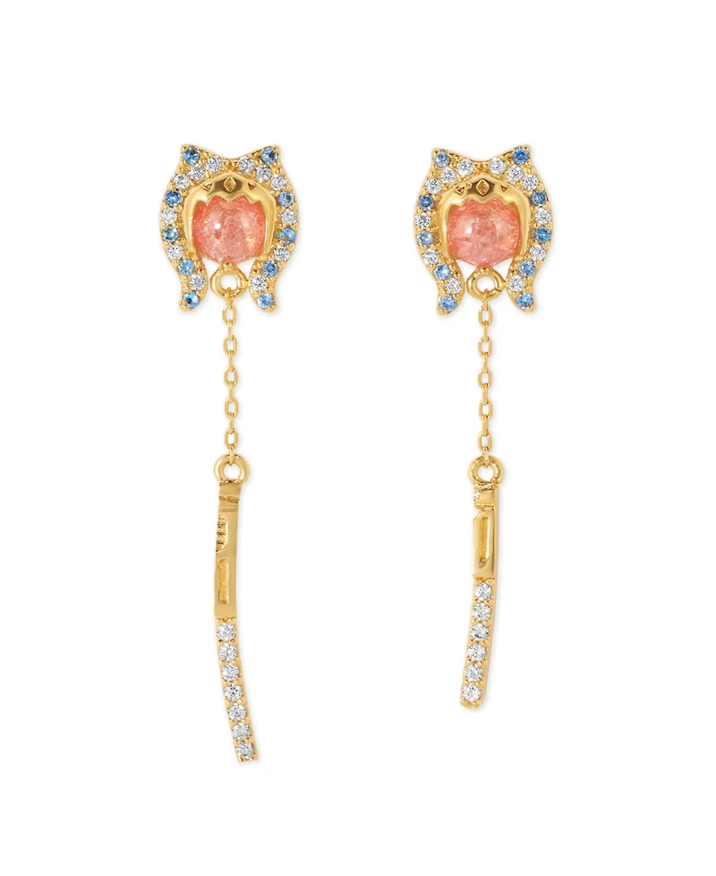 Girls Crew Crystal Star Wars Ahsoka Tano Dangle Earrings