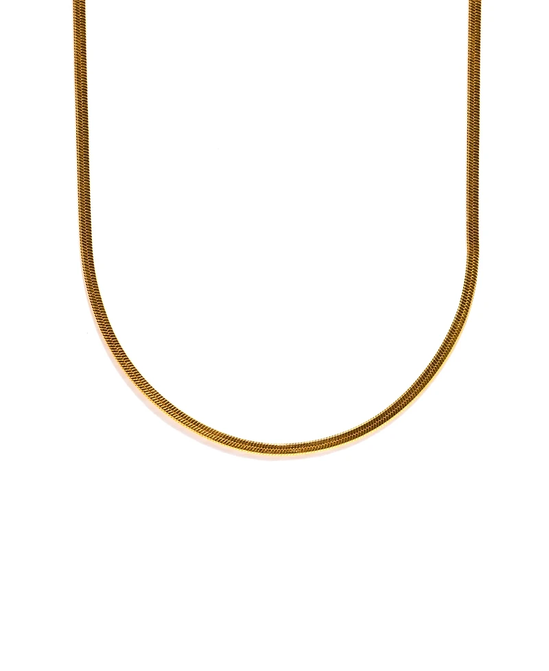 Girls Crew Monaco Snake Gold Plated Chain Necklace