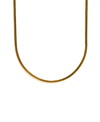 Girls Crew Monaco Snake Gold Plated Chain Necklace