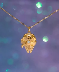 Girls Crew Star Wars Millennium Falcon Locket Necklace