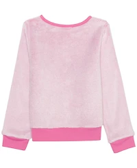Hello Kitty Girls 2T-6X Long Sleeve Debossed Sweatshirt
