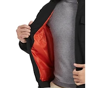 Hawke & Co. Men's Stand Collor Softshell Utility Bomber Jacket