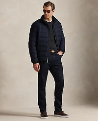 Polo Ralph Lauren Men's Big & Tall Mock Neck Colden Herringbone Jacket
