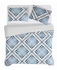 Truly Soft Lars Plaid 3-Pc. Comforter Set, King