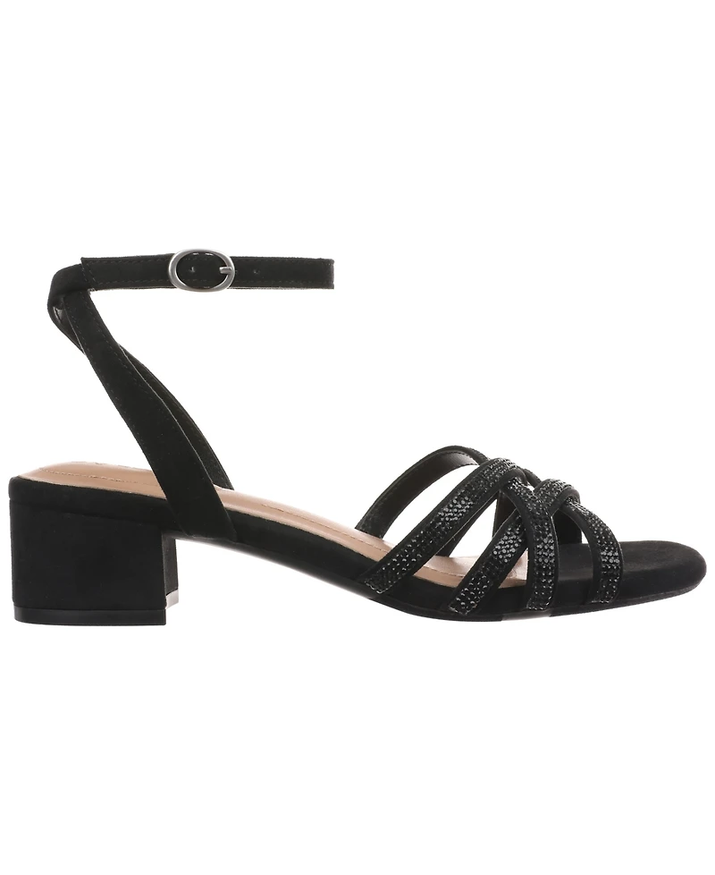 Style & Co Women's Vidaaa Block Heel Embellished Sandals, Macy's Exclusive