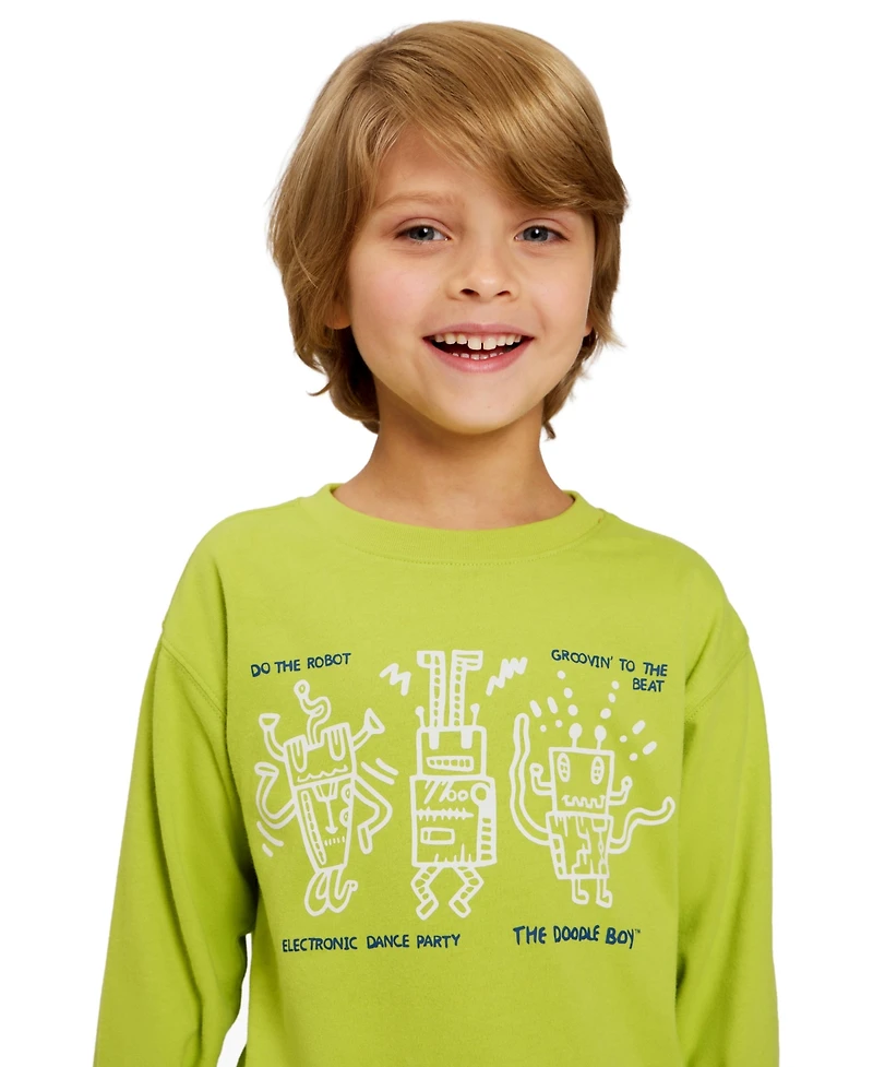 Color Lab Boys 2-10 Printed Long-Sleeve T-Shirt