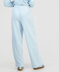 Grayson Threads, The Label Juniors' Velour Wide-Leg Pants
