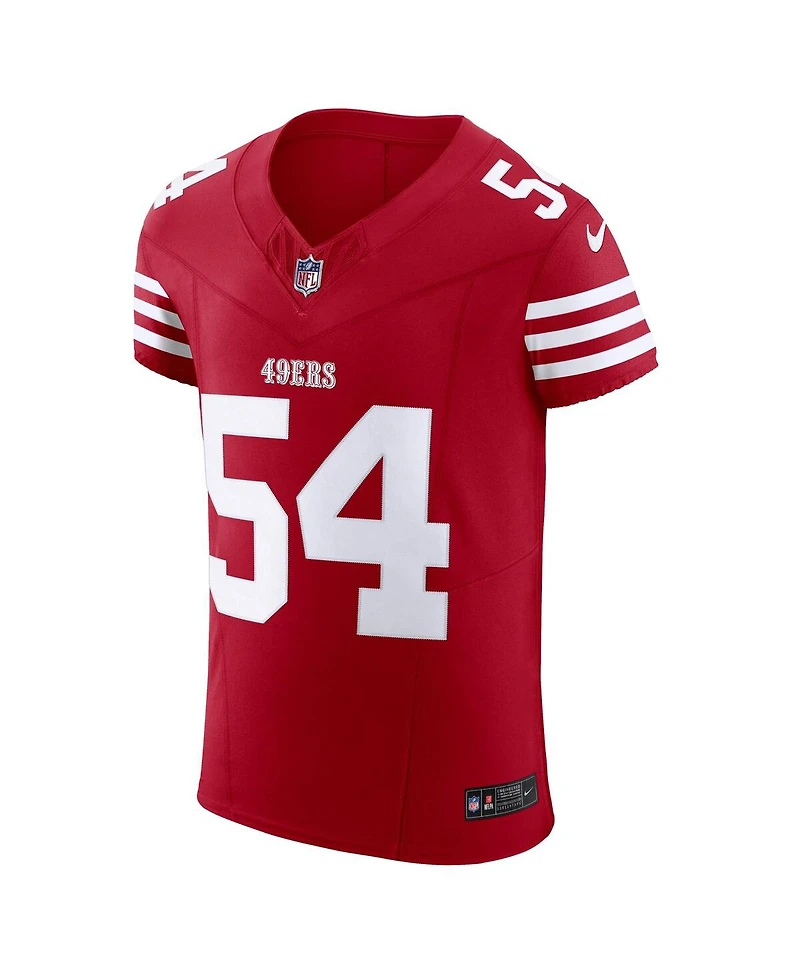Nike Men's Fred Warner Scarlet San Francisco 49ers Vapor F.u.s.e. Elite Jersey