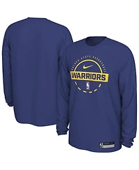 Nike Men's Royal Golden State Warriors 2025/26 On-Court Flare Performance Practice Long Sleeve T-Shirt