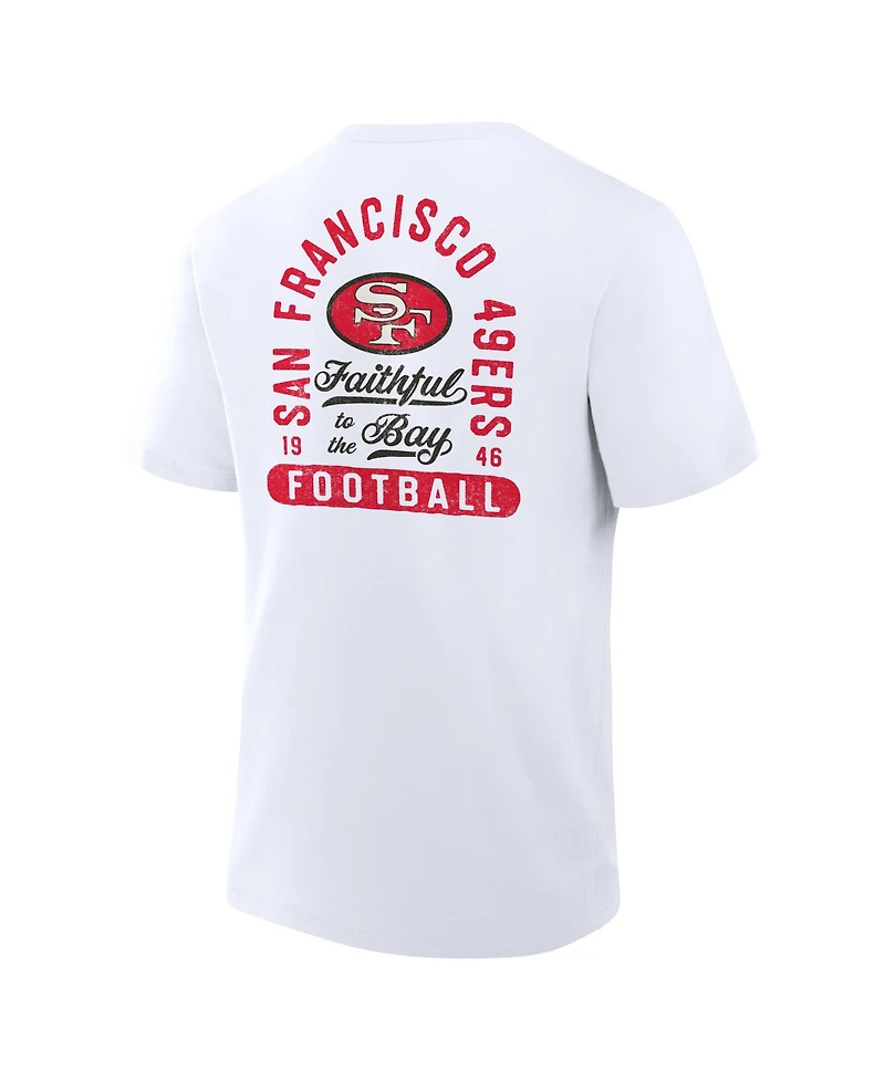 Fanatics Men's White San Francisco 49ers Fluid Motion Legacy T-Shirt