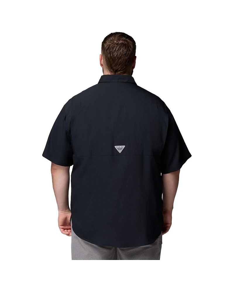 Columbia Men's Black Texas A&M Aggies Big Tall Tamiami Omni-Shade Button-Down Shirt