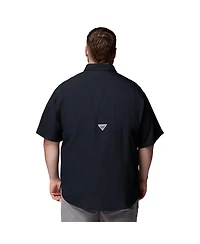 Columbia Men's Black Texas A&M Aggies Big Tall Tamiami Omni-Shade Button-Down Shirt