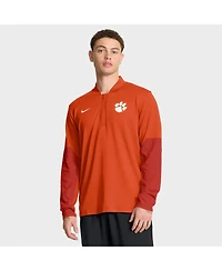 Nike Men's Orange Clemson Tigers One Goal Performance Half-Zip Pullover Sweatshirt