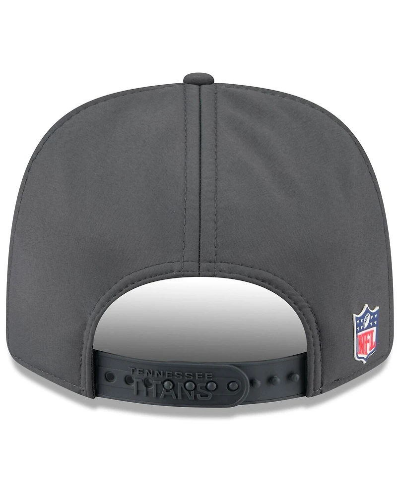 New Era Men's Charcoal Tennessee Titans 2025 Sideline Cold Weather 9SEVENTY Adjustable Hat