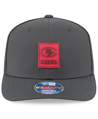 New Era Men's Charcoal San Francisco 49ers 2025 Sideline Cold Weather 9SEVENTY Adjustable Hat