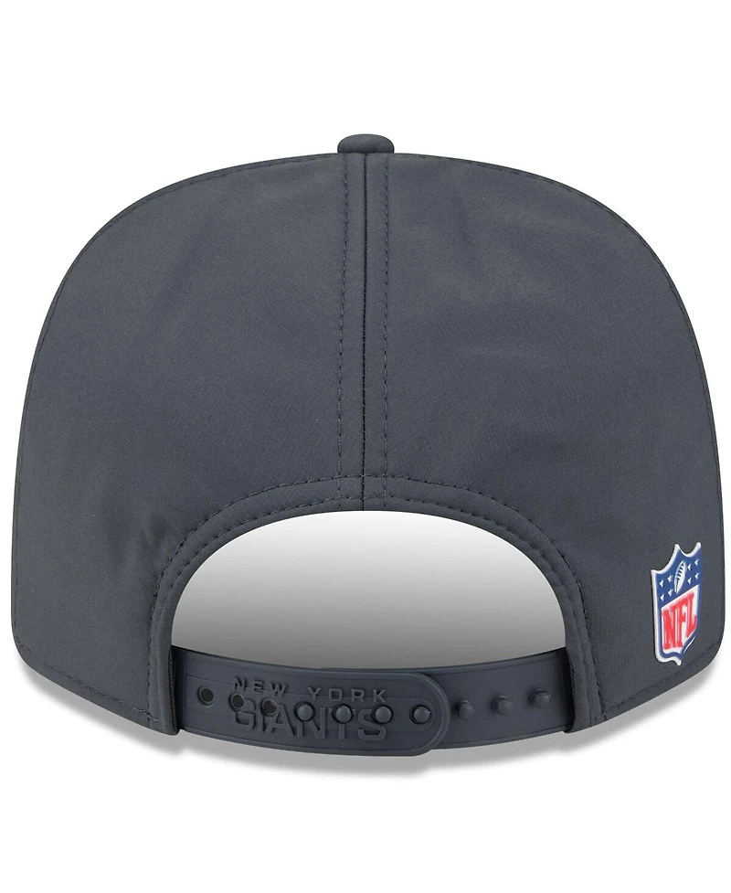 New Era Men's Charcoal New York Giants 2025 Sideline Cold Weather 9SEVENTY Adjustable Hat