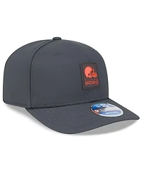 New Era Men's Charcoal Cleveland Browns 2025 Sideline Cold Weather 9SEVENTY Adjustable Hat