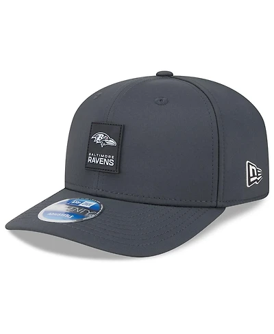 New Era Men's Charcoal Baltimore Ravens 2025 Sideline Cold Weather 9SEVENTY Adjustable Hat