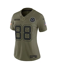 Nike Women's CeeDee Lamb Olive Dallas Cowboys 2025 Salute to Service Limited Jersey