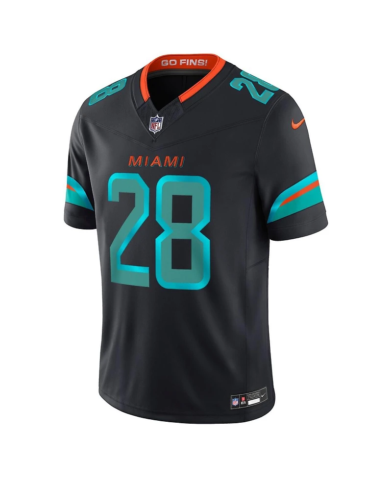 Nike Men's De'Von Achane Pitch Blue Miami Dolphins 2025 Rivalries Collection Limited Jersey