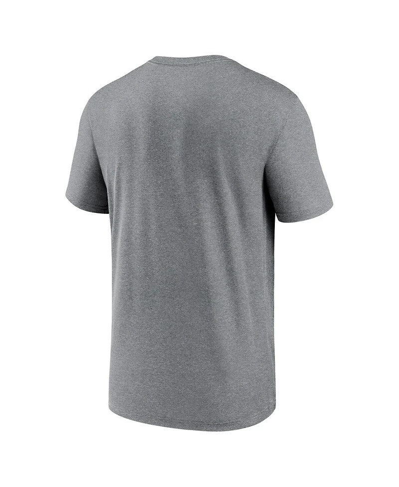 Nike Men's Heather Charcoal Toronto Blue Jays 2025 Mlb Postseason Legend Dri-fit T-Shirt