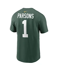 Nike Men's Micah Parsons Green Bay Packers Name Number T-Shirt