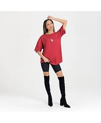 Gameday Couture Women's Crimson Oklahoma Sooners Oversized Back at Ya T-Shirt