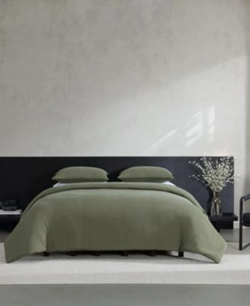 Vera Wang Carved Lines Matelasse Duvet Cover Set