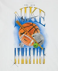 Nike Boys 2T-7 Athletics Multisport Crewneck T-Shirt