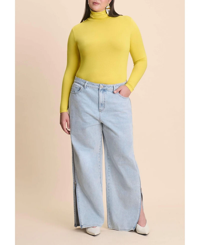 Eloquii Women's Plus Layering Turtleneck