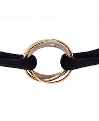 Pre-Owned Cartier Trinity On Cord Bracelet