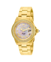 Invicta Women's Angel Quartz 3 Hand White Dial Watch