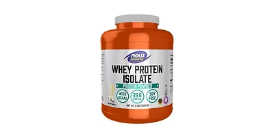 Now Foods Whey Protein Isolate, Creamy Vanilla, 5 lbs