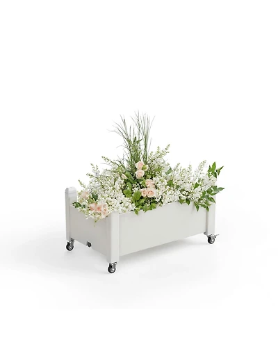 Chic Crate Soltanica Raised Garden Bed with Wheels