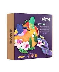 Wise Elk Okto Air-Dry Clay 3D Painting Kit – 3D Hummingbirds (11.4 x 11.4 in)