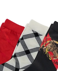 Lauren Ralph Lauren Women's 3-Pack Horse Crew Socks