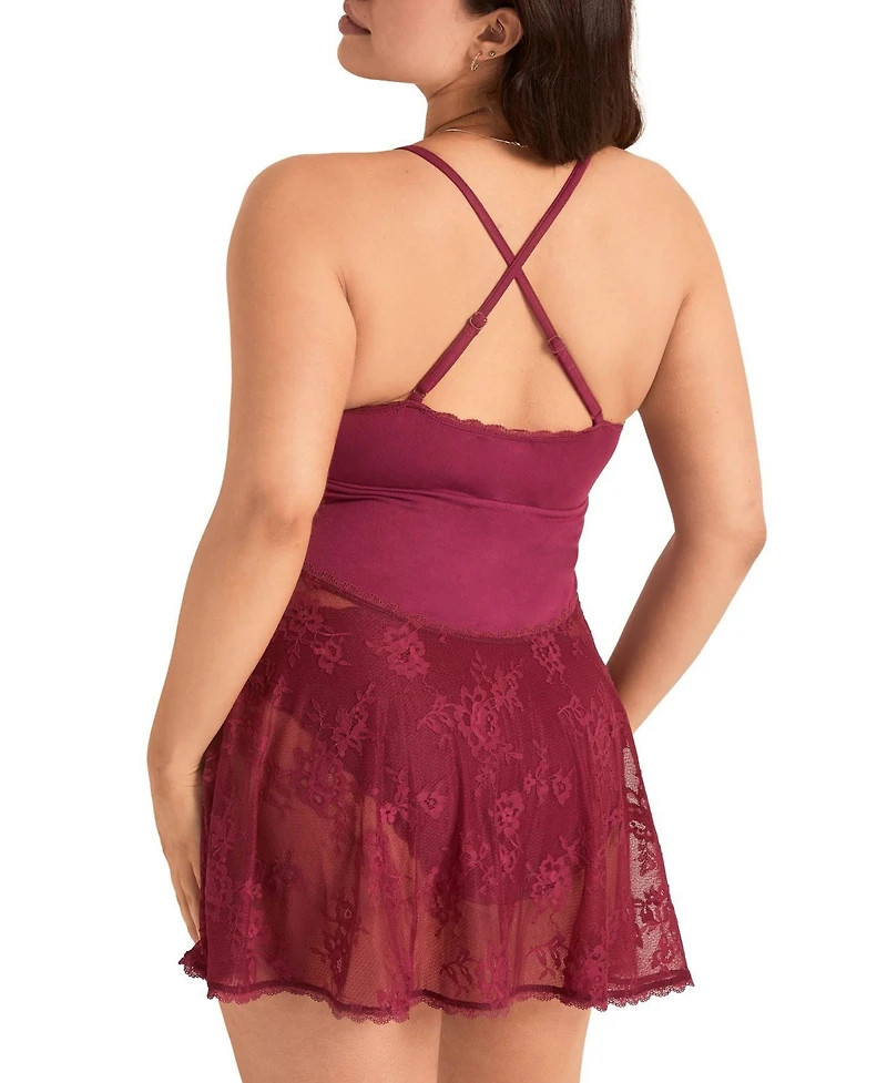 Adore Me Plus Marien Babydoll & Bikini Set