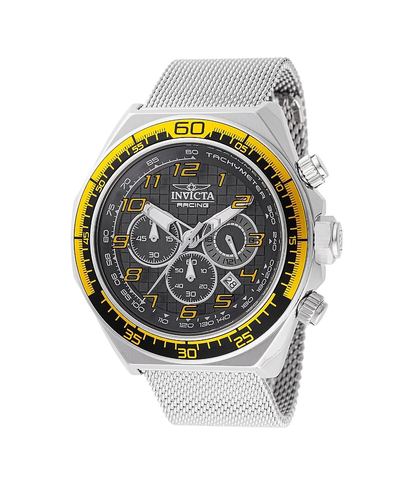 Invicta Men's 47899 Invicta Racing Quartz Chronograph Black Dial Watch